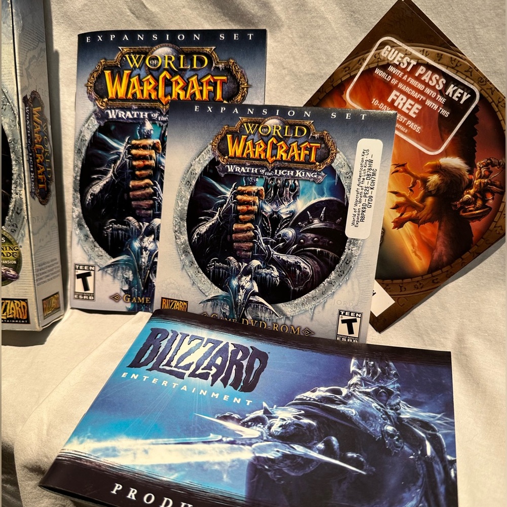 World of WarCraft Wrath of the Lich King Expansion Set in Box